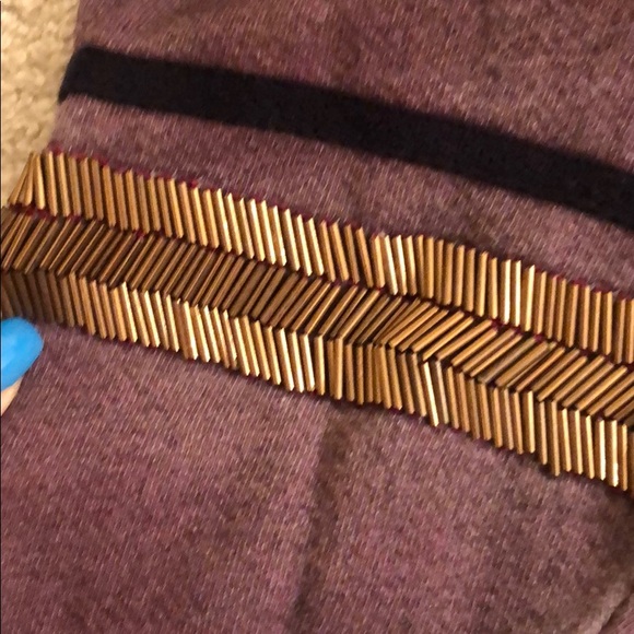 PURPLE EMBELLISHED TOP - Picture 3 of 3